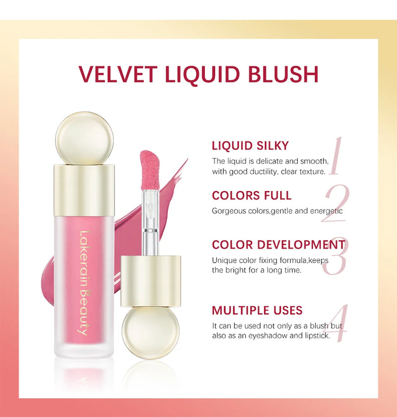 Blush Liquid Blusher Real Makeup Blush Matte Palette Blusher Cosmetics Products Liquid Cream Stick Pink Face raremakeup Beauty